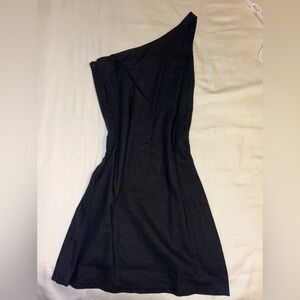 Pacsun Linen one shoulder dress